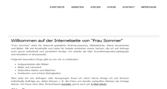 Desktop Screenshot of frau-sommer.com