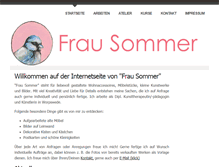 Tablet Screenshot of frau-sommer.com